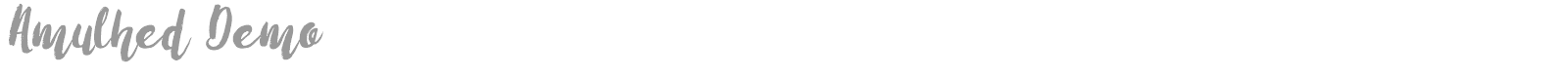 Amulhed font preview